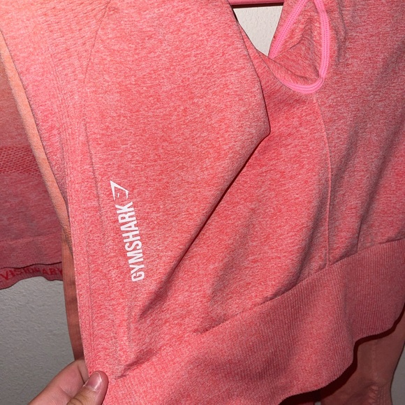 GYMSHARK OMBRÉ CROP TOP & LEGGINGS MATCHING SET - Picture 4 of 5